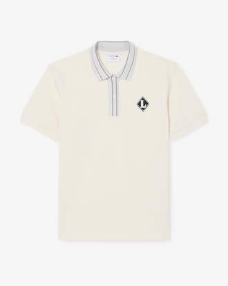 Frans Vervaardigd Classic Fit Badge Polohemd