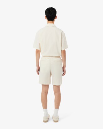 Katoenen Seersucker Short