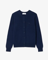 3D Geribbelde Gebreide Katoenen Cardigan
