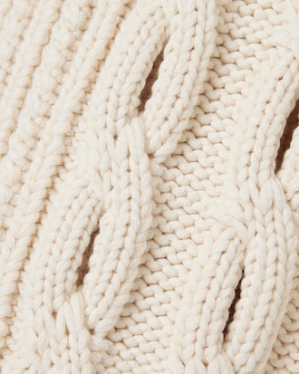 Runway Kanten Gebreide Kabelcardigan