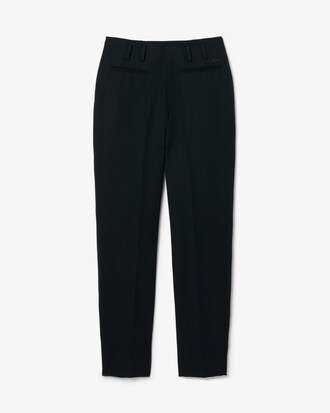 Runway Nauw aansluitende Wollen Broek met Rechte Pasvorm