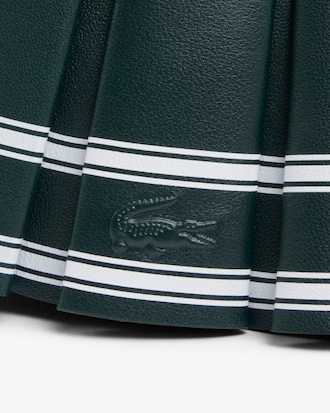 Runway Mini Lenglen Gestreepte Leren Tas