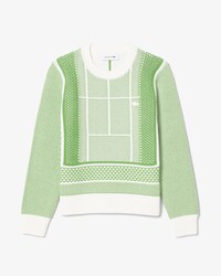 Tennisbaan Grafische Jacquard Sweater