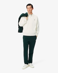In Frankrijk vervaardigde Katoenen Sweater met Polokraag
