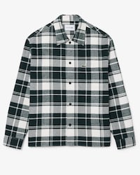 Katoenen Plaid Keperstof Overhemd