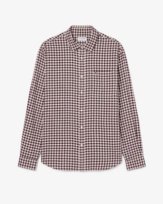 Regular Fit Plaid Flanellen Hemd