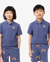 Petit Piqué Polohemd met Geborduurd Accent