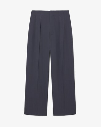 Runway Gedistingeerde Jacquard Broek met Rechte Pasvorm