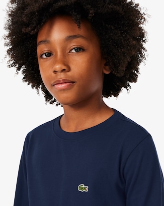 Langmouwig Katoenen T-shirt