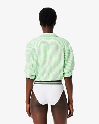 Stretch Katoenen Onderbroek met Contrasterende Taille