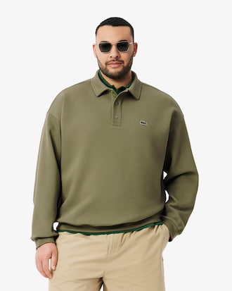 Loose Fit Piqué Sweatshirt