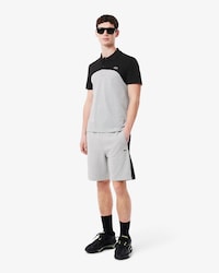 Katoenen Fleece Colourblock Short