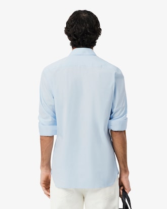 Slim Fit Stretch Popeline Hemd