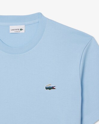 T-shirt van Zware Jersey met Landschapskrokodil