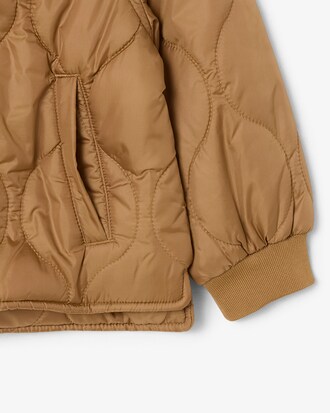 Unisex Gequilte Parka met Capuchon