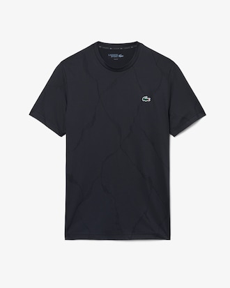 Ultra Dry Jacquard Tennis T-shirt met Krokodil