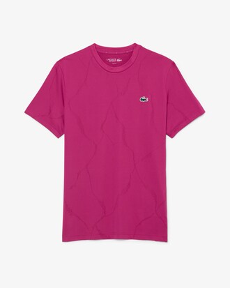 Ultra Dry Jacquard Tennis T-shirt met Krokodil