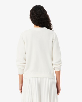 Katoenen Cardigan met Mossteek en V-hals