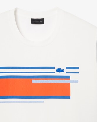 Runway Getextureerde Gestreepte Jersey Tanktop