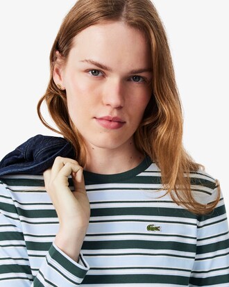 Langmouwig Gestreept Jersey T-shirt