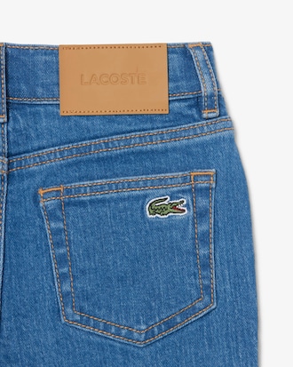 Bermudabroek met 5 Zakken van Stretch Denim
