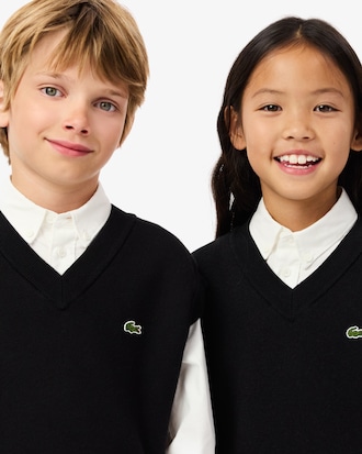 Katoenen en Wollen Interlock Sweatervest