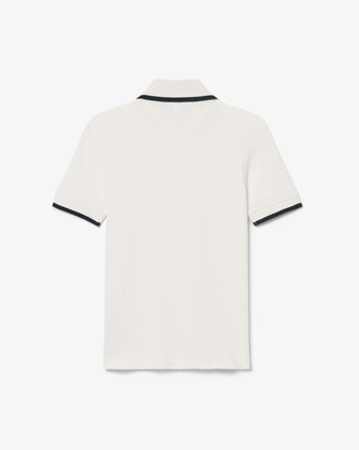 Petit Piqu&eacute; Polohemd met Badge Accenten