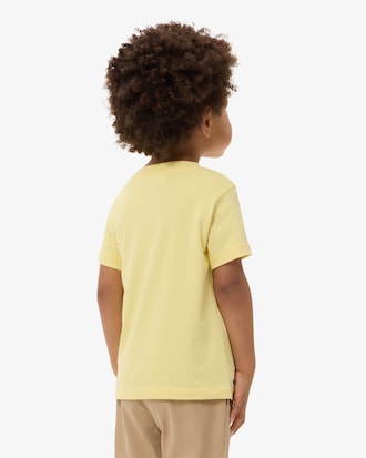 Getextureerd Lacoste Katoenen T-shirt