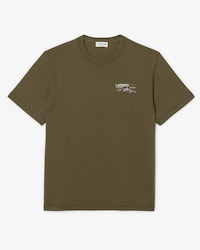 Jersey T-shirt met Multiprint
