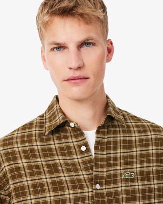 Regular Fit Plaid Flanellen Hemd