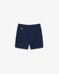 Stretch Chinoshort van Katoenen Keperstof