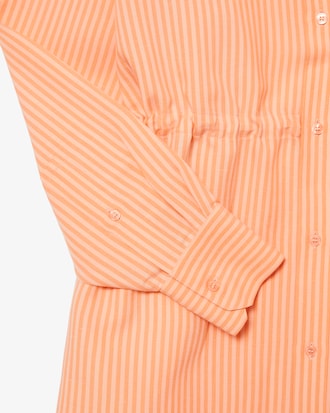 Oversized Hemdjurk van Gemengd Linnen