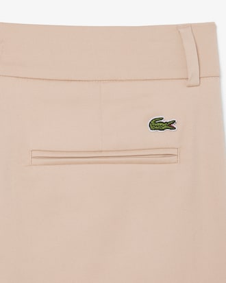 Katoenen Gabardine Chinobroek met Rechte Pasvorm