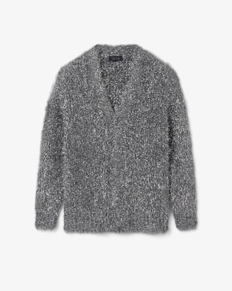 Runway Lurex Gebreide Cardigan