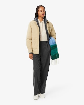 Regular Fit Polo met Landschapskrokodil