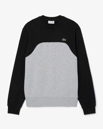 Colourblock Katoenen Fleece Sweatshirt