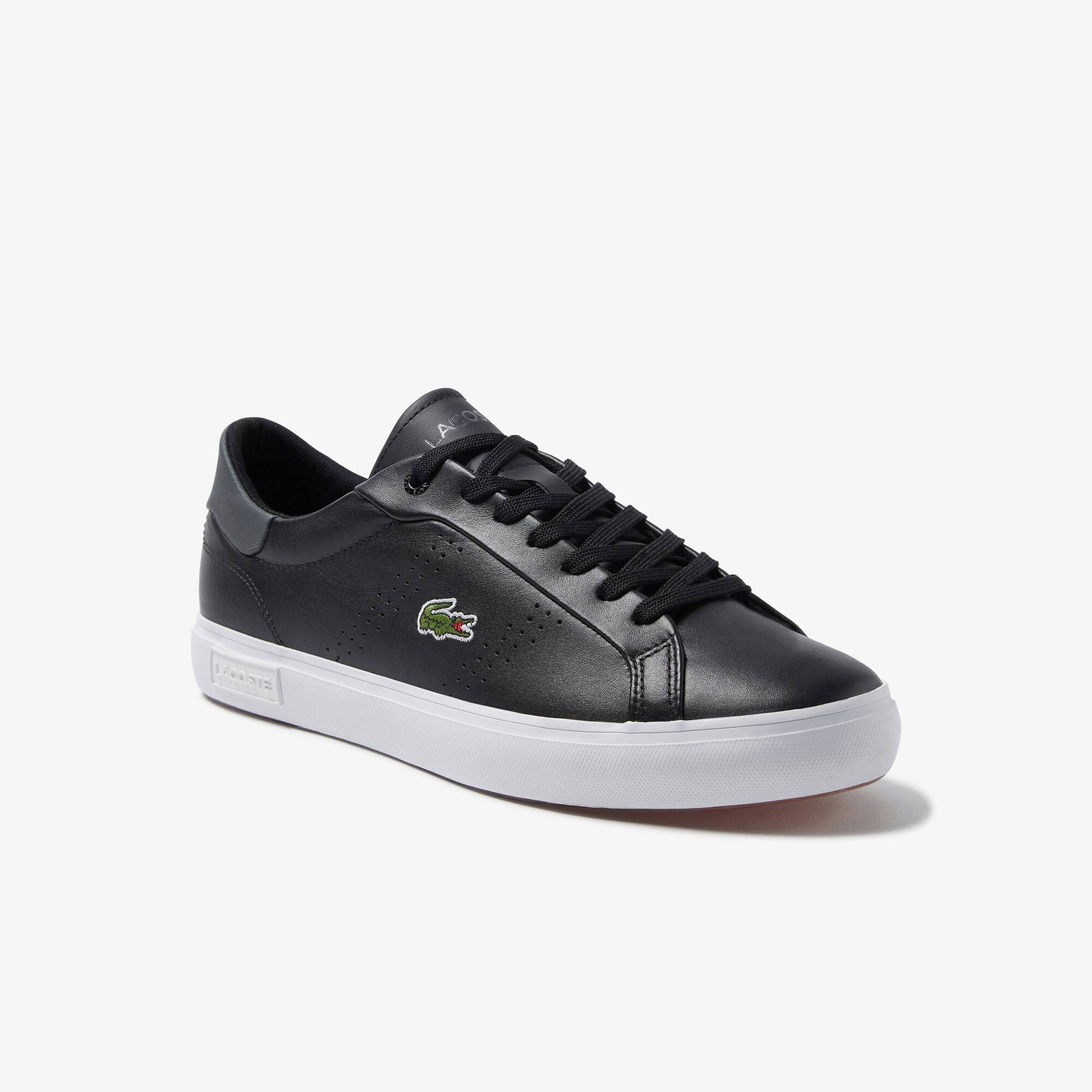 Powercourt 2.0-sneakers heren van leer | LACOSTE