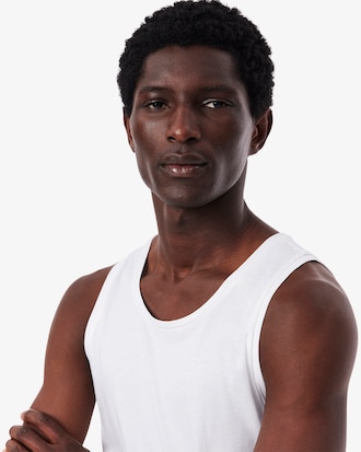 3-Pack Katoenen Lounge Tanktops