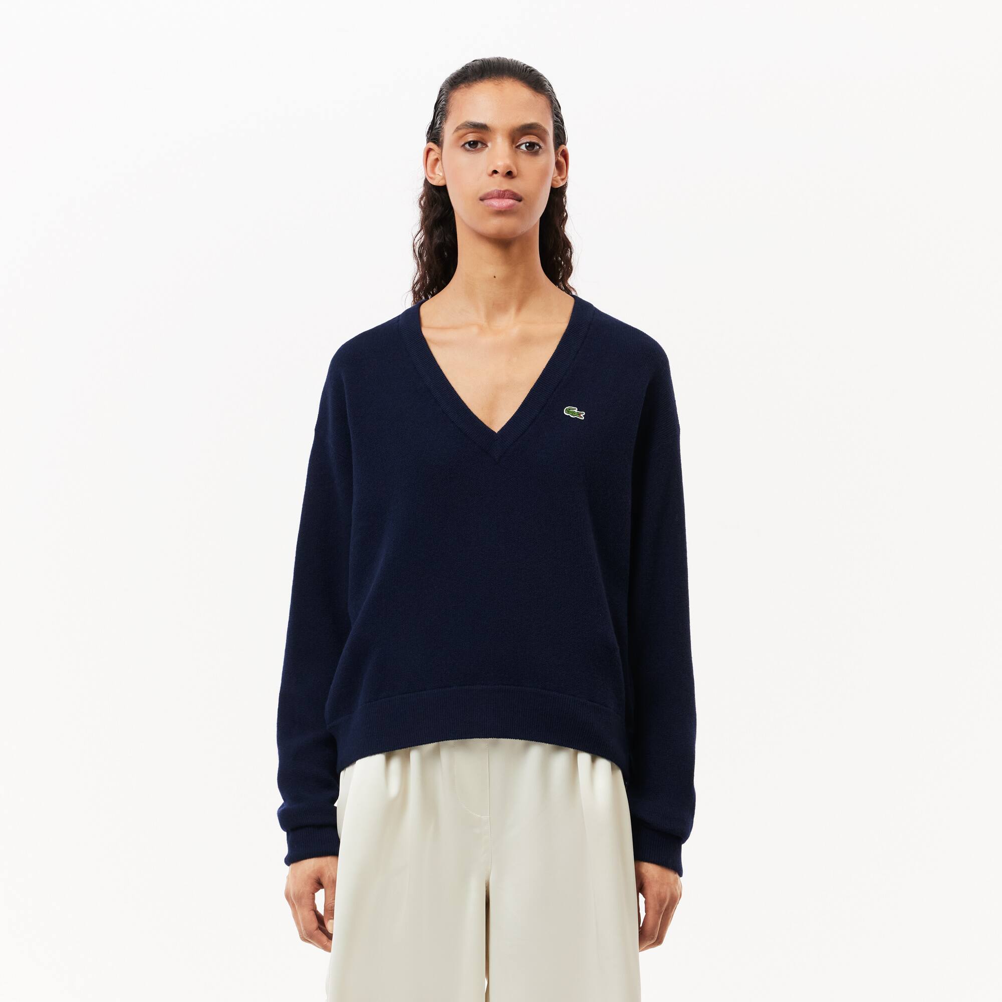 Lacoste wollen trui on sale