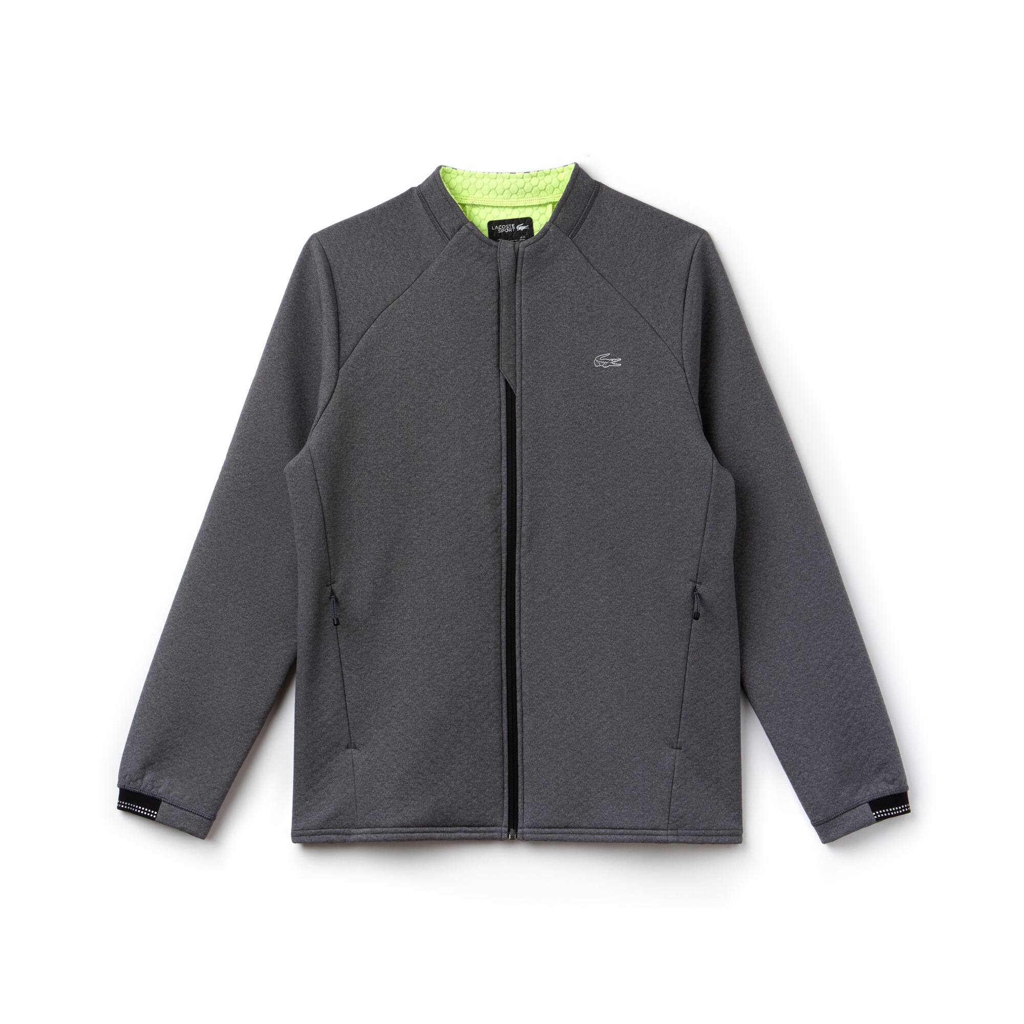 Met Tennis Sport Sweatshirt Lacoste Rits Heren En Middenlaag Fleece b76yfg