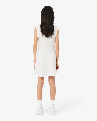 Mouwloze Stretch Piqu&eacute; Jurk