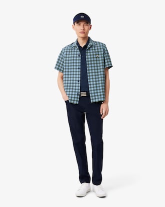 Regular Fit Golfpolohemd met UV-bescherming