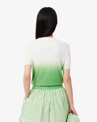 Kortmouwige Sweater met Ombr&eacute;-effect