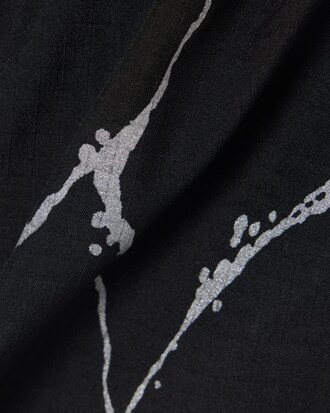 Gevoerde Tennisshort met Reflecterende Print