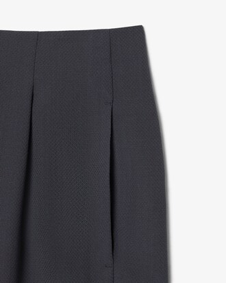 Runway Gedistingeerde Jacquard Broek met Rechte Pasvorm