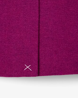 Runway Blazer van Gemarmerde Wol met Dubbele Rij Knopen