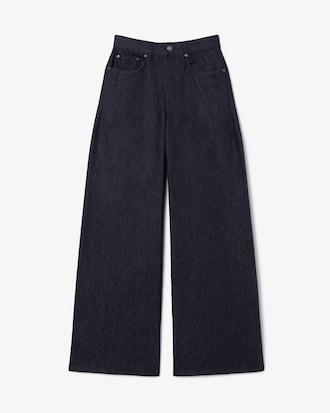 Runway Denim Jeans met Rechte Broekspijpen