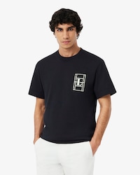 Zwaar Jersey T-shirt met Borduursel