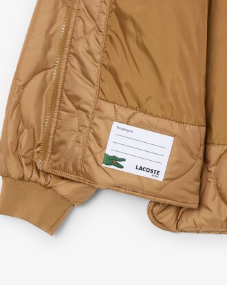 Unisex Gequilte Parka met Capuchon