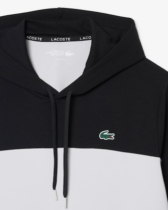 Colourblock Sporthoodie met Rits